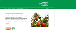 Desktop Screenshot of biodynamiskaprodukter.se