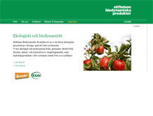 Tablet Screenshot of biodynamiskaprodukter.se